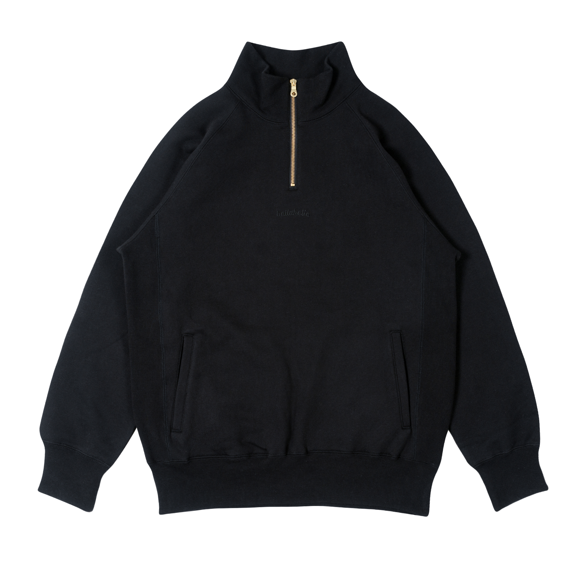 ballaholicからSmall LOGO Half Zip Sweat 4カラーが登場