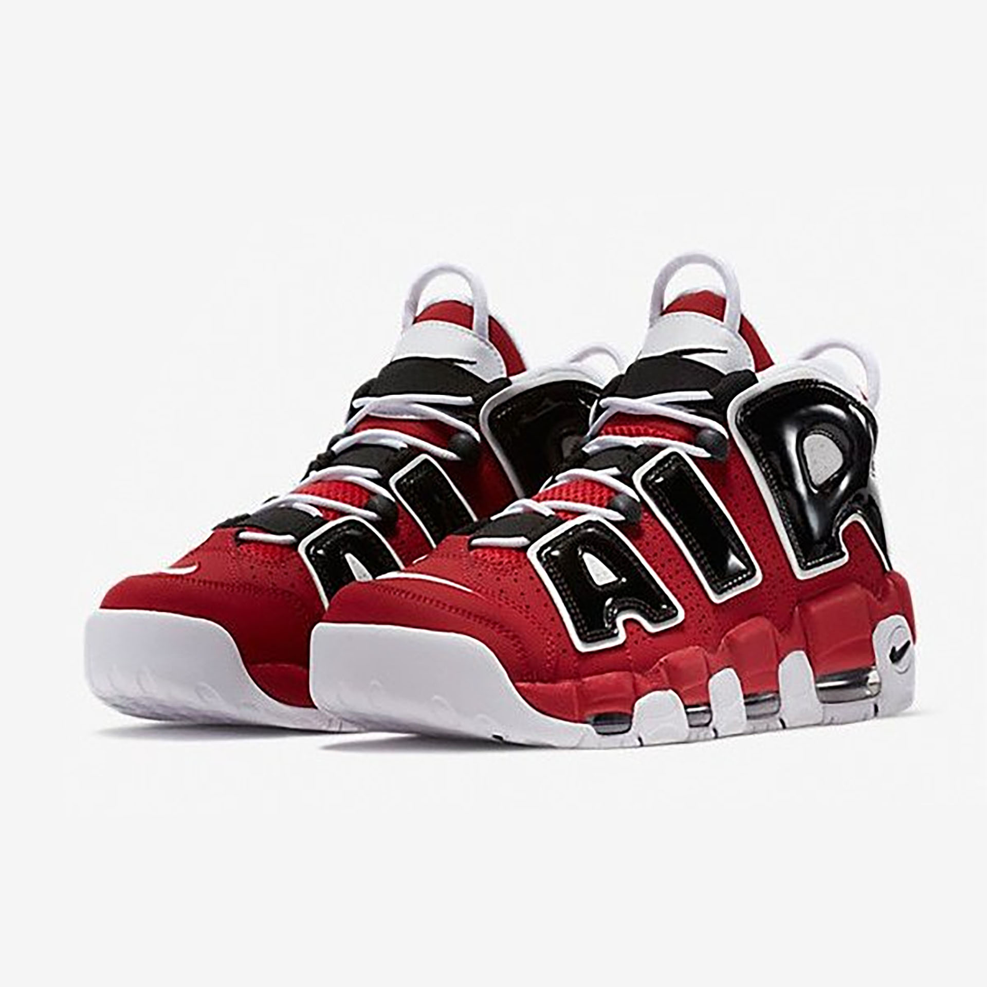 AIR MORE UPTEMPO 'BLACK AND VARSITY RED' ｜ FLY BASKETBALL CULTURE ...