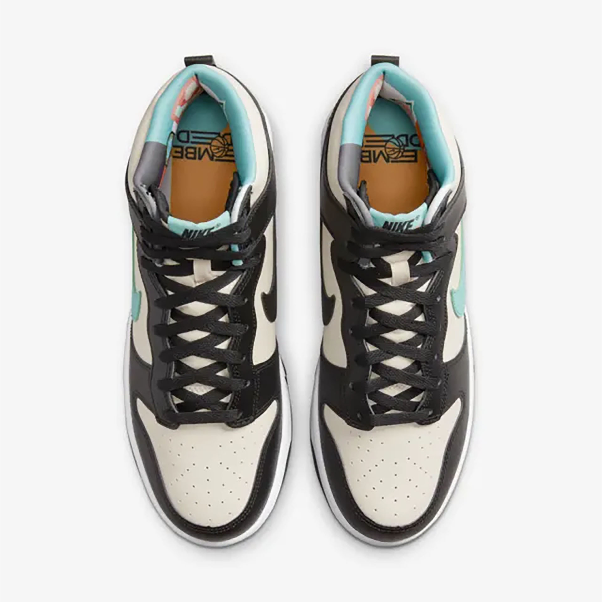 DUNK HI RETRO EMB “Pearl White and Washed Teal” ｜ FLY BASKETBALL ...