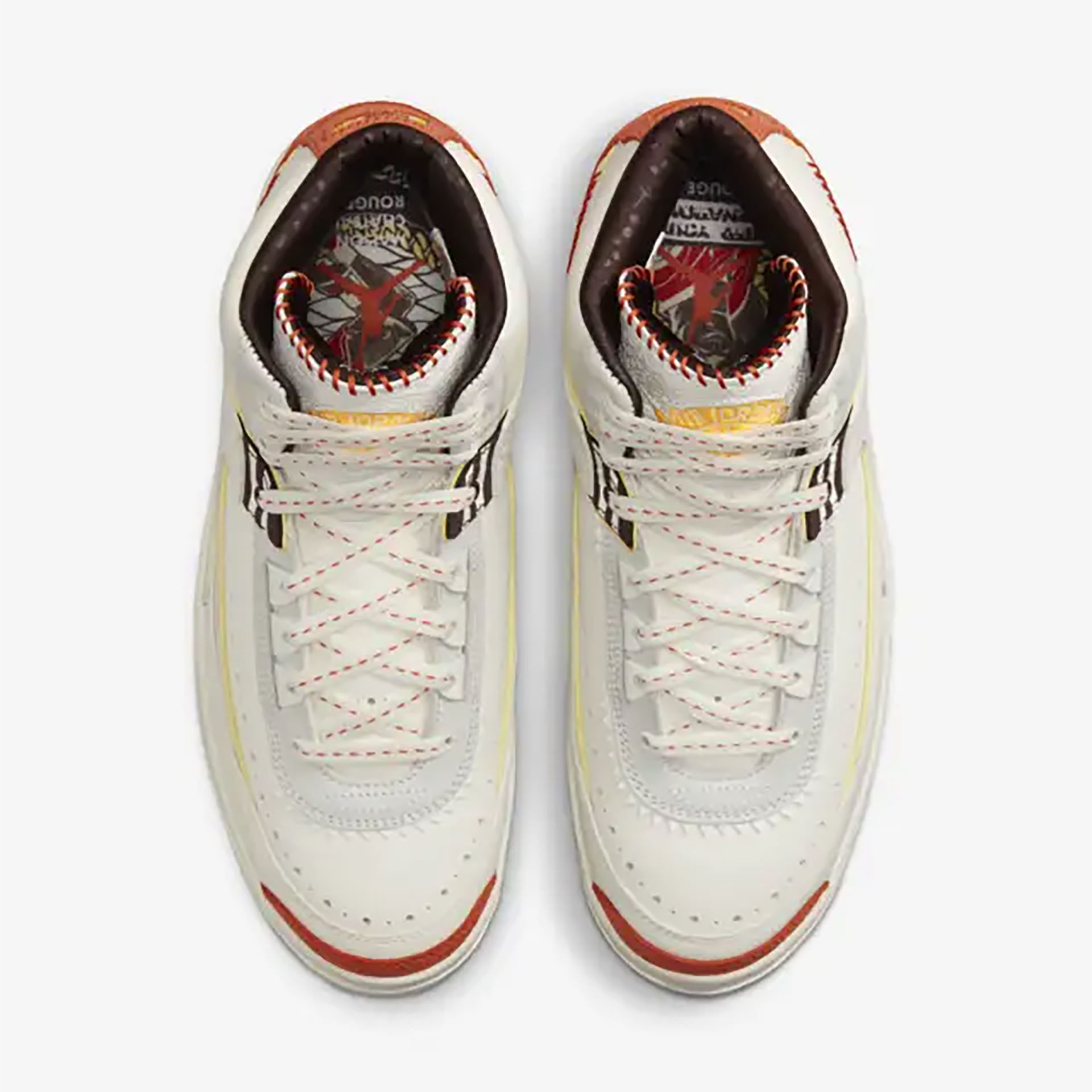 AIR JORDAN 2 x Maison Chateau Rouge 'Orange and Sail' ｜ FLY