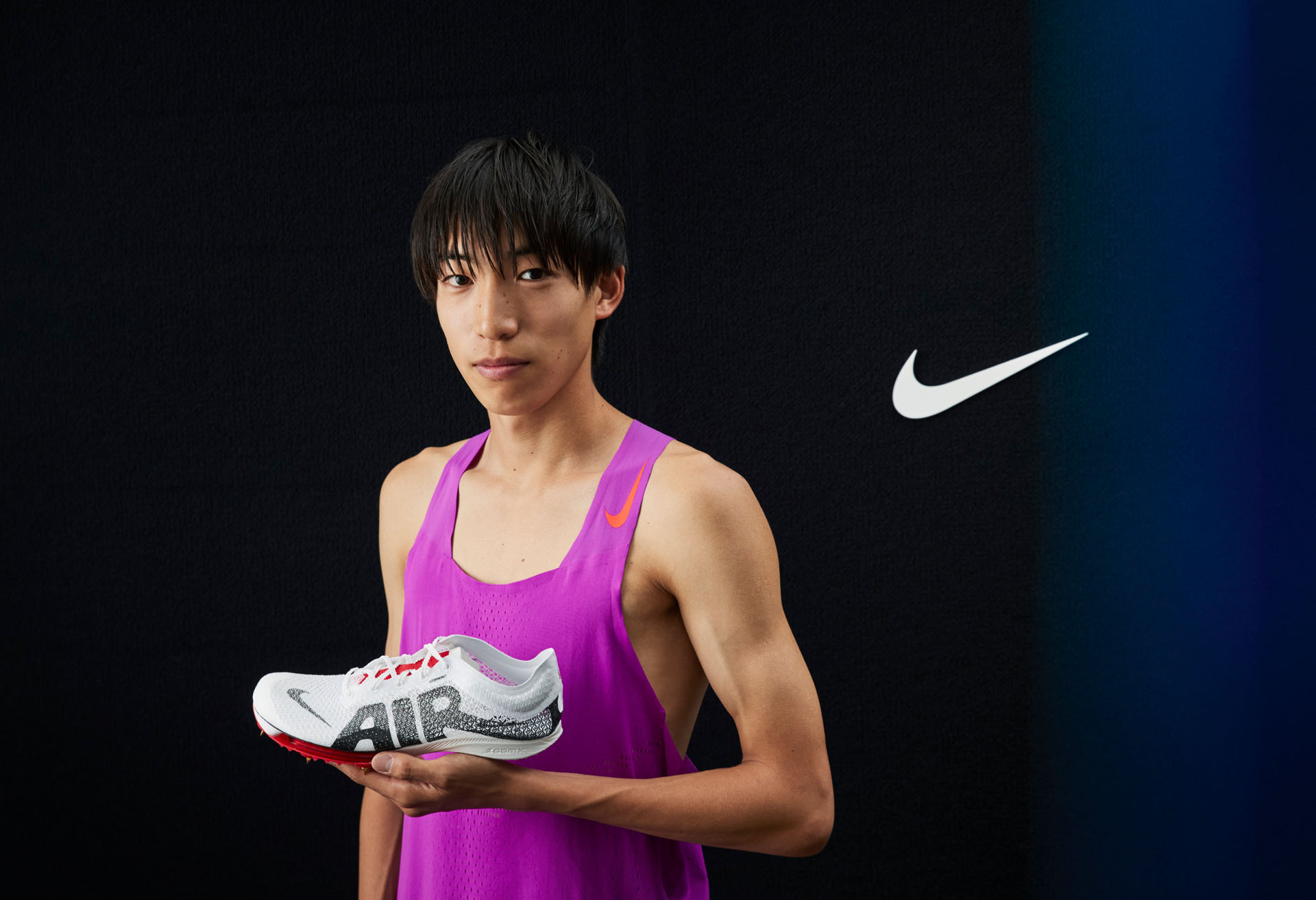 2回使用】NIKE ズームビクトリー3 ランニングスパイク 中距離 長距離用