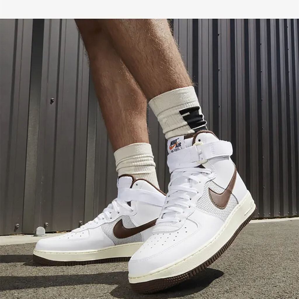 AIR FORCE 1 HIGH ' 'White and Light Chocolate' ｜ FLY BASKETBALL