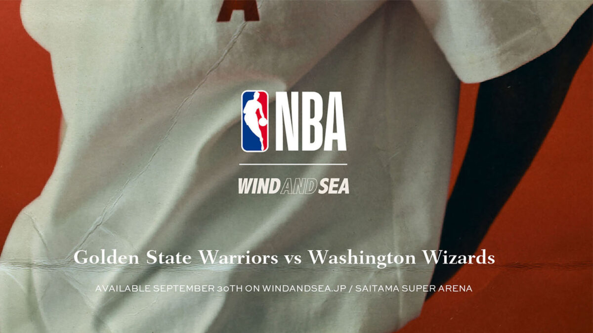 WIND AND SEAとNBAの公式コラボアイテムが9 30 ( )登場