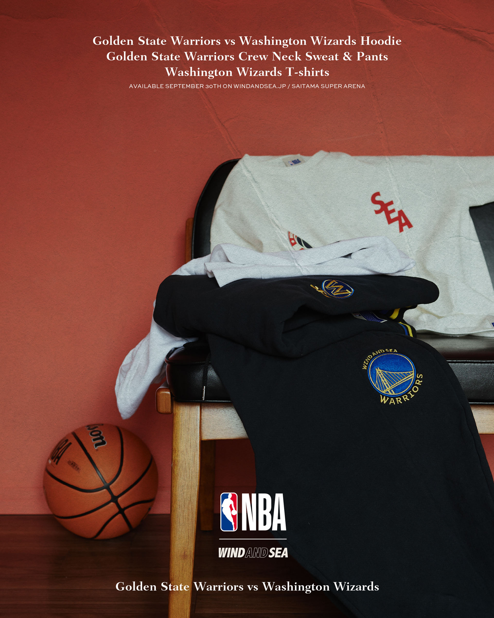 NBA × windandsea パーカー　Lサイズ