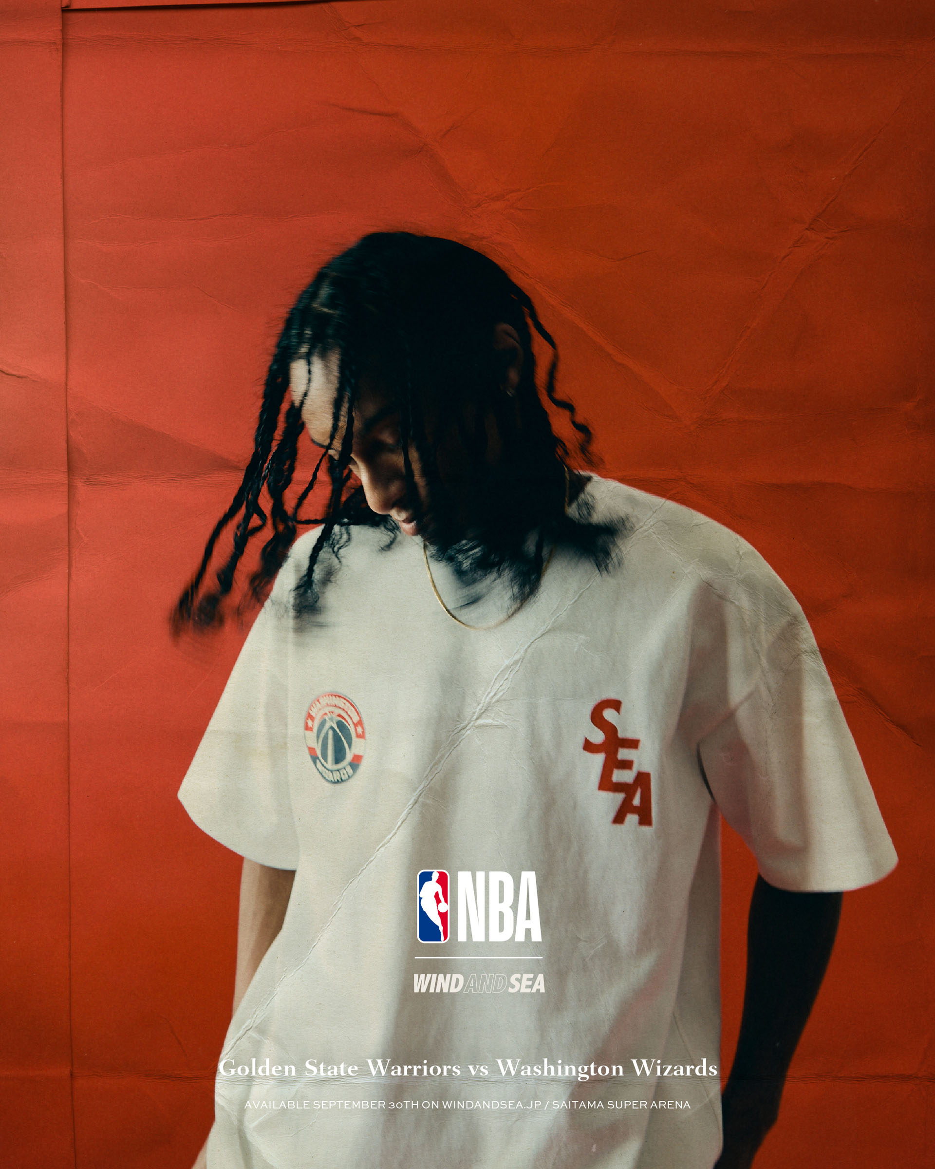 単品購入可 WIND AND SEA NBA ブルズ コラボアイテム - Tシャツ