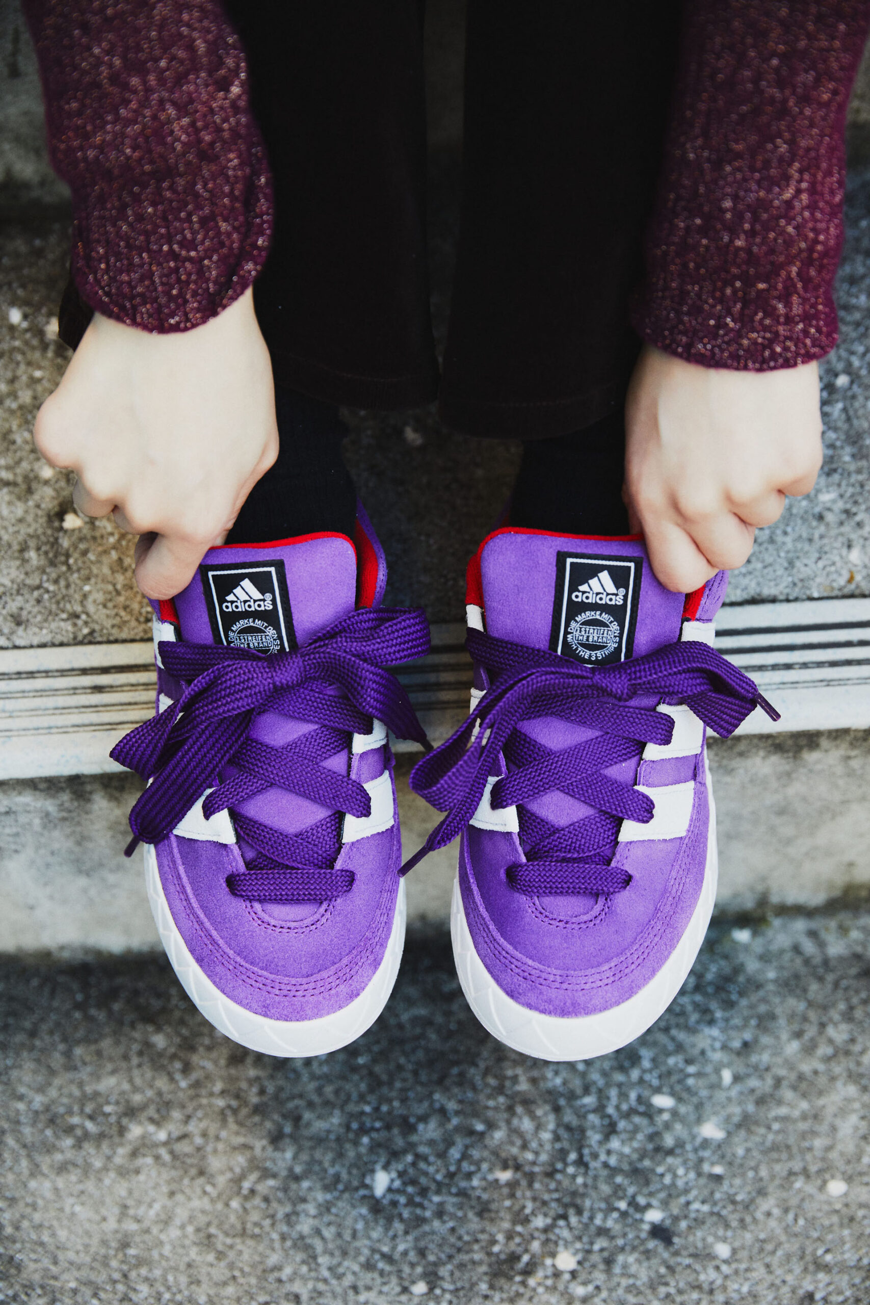 atmos x Adidas Adimatic (Purple