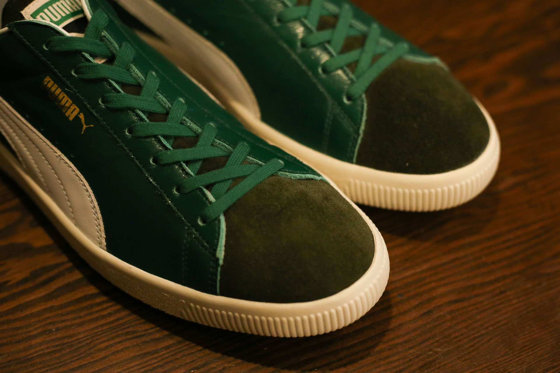 Atmos x Soma x Puma Suede VTG MIJ green-