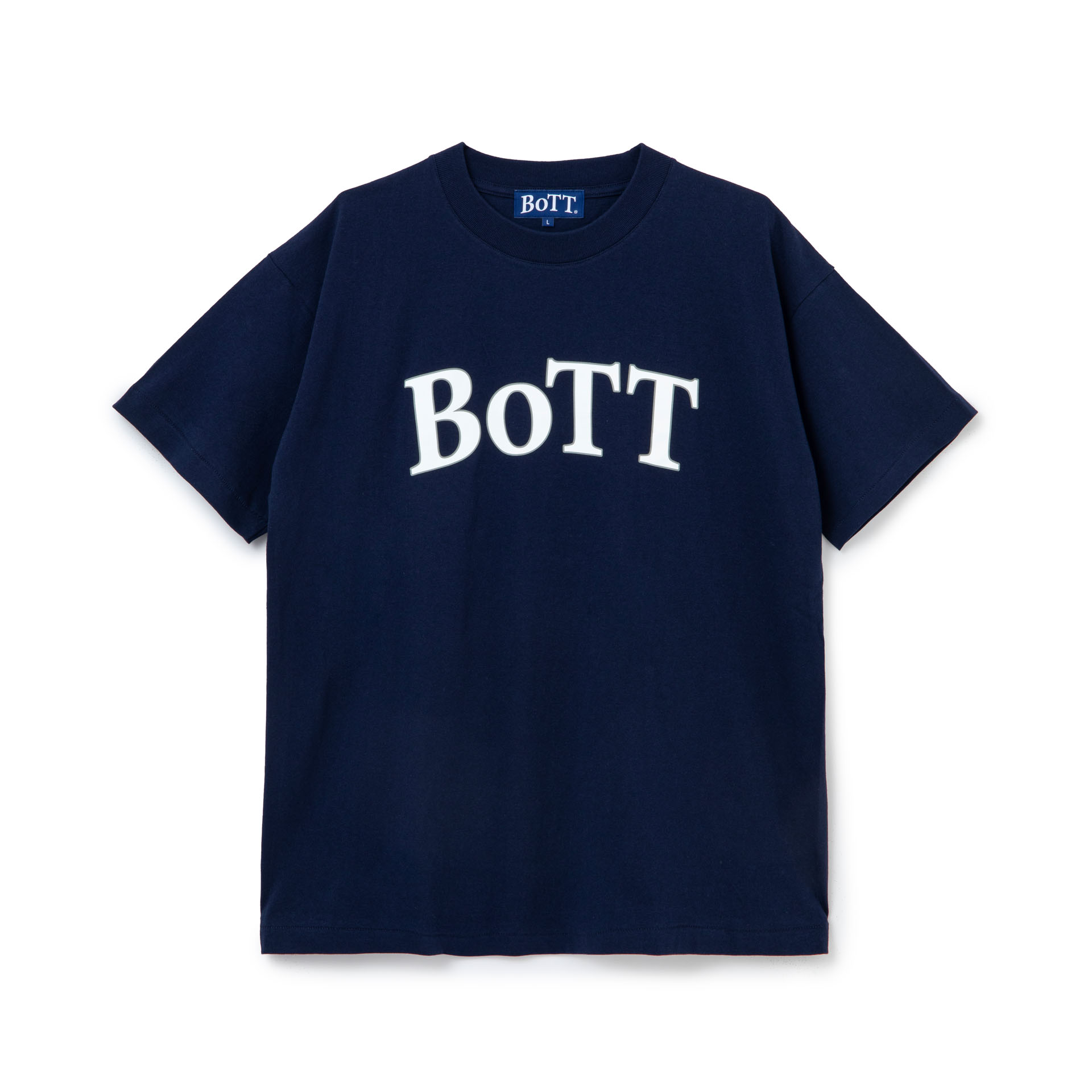 買い人気商品 BoTT Logo Tee / ロゴTシャツ / ネイビー / XL サイズ