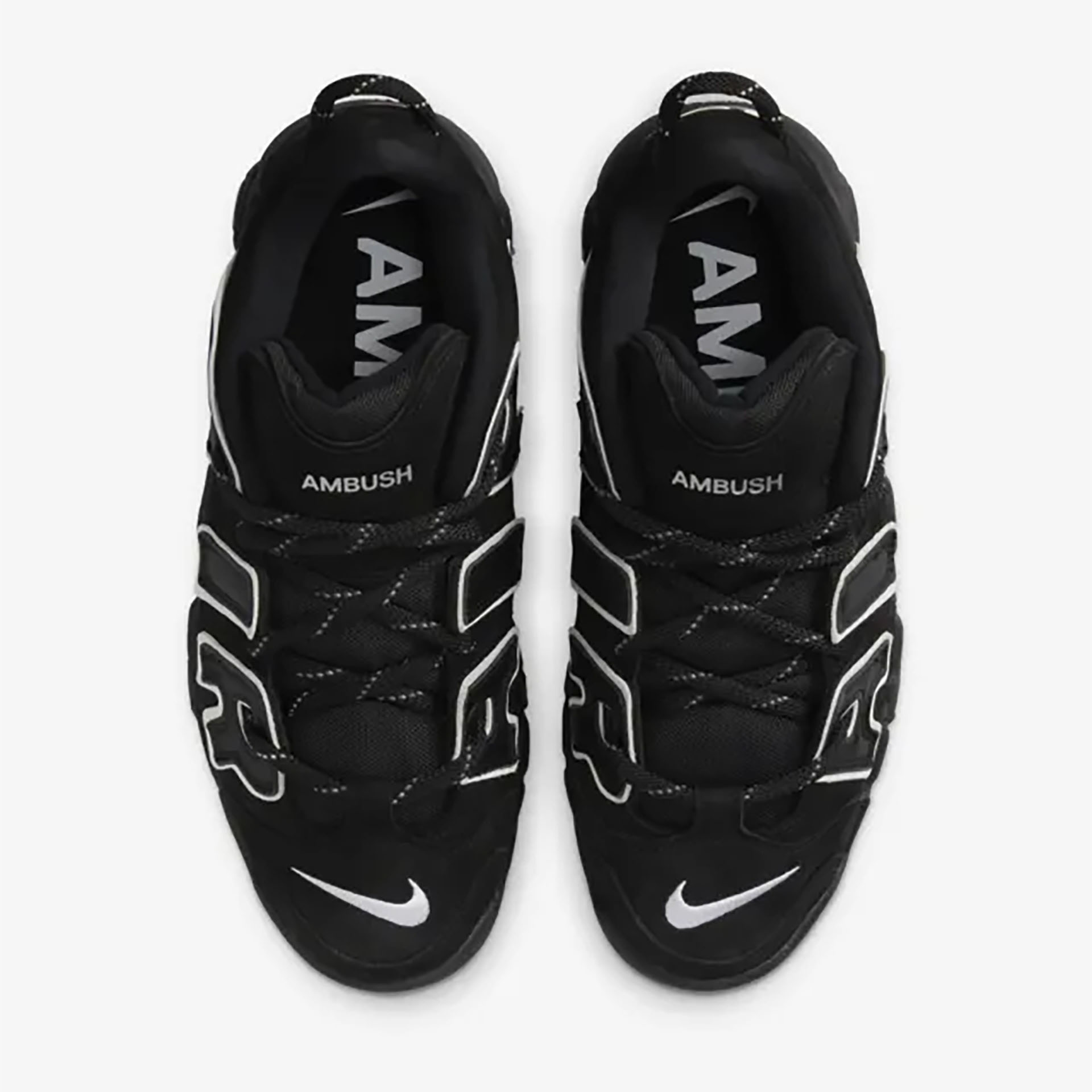 AIR MORE UPTEMPO LOW x AMBUSH 'Black and White' ｜ FLY BASKETBALL
